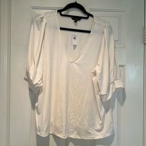NWT white Banana Republic top
